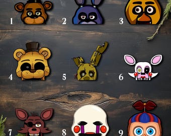 Five night Peekaboo Peeker Peeking Car Window Decals,Bumper Waterproof Vinyl Stickers,FNAF - Pack Stickers,Movie Decal Stickers Decal G5ME20