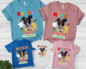 Mickey Mouse Clubhouse Birthday Shirt, Mickey Mouse Birthday Tshirt, Mickey Clubhouse Birthday Outfit, Mickey Clubhouse Outfit BXIX10