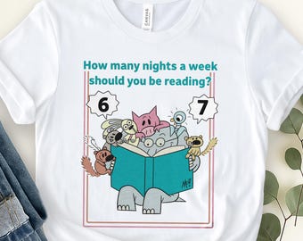 Children’s Books Reading Shirt, 67 Theme Teacher Tee, Fun Reading Lover Top, Classroom Book Shirt JCTC23