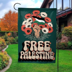 Free Palestine Flag, Palestine Garden Flag, Palestine Yard Flag, Stand With Palestine, Palestine Sign, Palestine Solidarity,Gaza Flag BZHG08