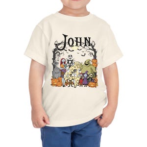 Personalized Nightmare Birthday Family Shirt, Halloween Matching Tee, Birthday Boy Girl, Movie Family Party T-Shirt C1JM03