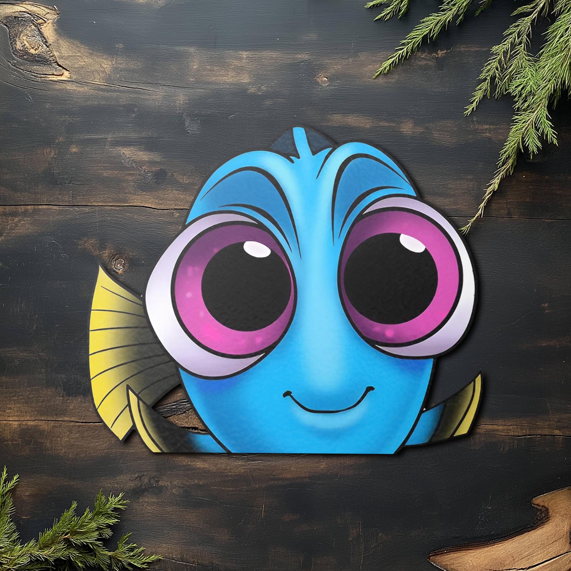 Dory Sticker Finding Dory Peeker Peeking Car, Window Decals, Funny Bear Bumper ...