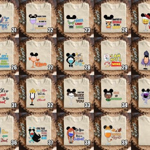 Disney Drinking Shirts, Disney Drinking Around The World T Shirt, Epcot Food And Wine Top, Disney Wine Tshirt, Drinking Team Tee NGSZ03