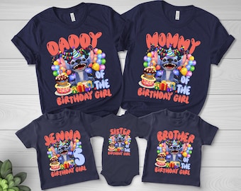 Personalized Birthday Shirt, Stitch Birthday Shirt, Custom Stitch Birthday Shirt, Stitch Birthday Shirt,Stitch Birthday Family Shirts G5MN17