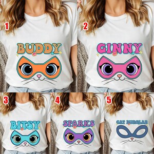 SuperKitties Cat Costume T-shirt, Super Kitties Shirt, Disneyland Kitties Tee, Super Cats Costume, Halloween Group Matching Shirts BZIZ15