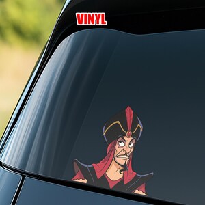 Aladdin Peeker Sticker, Disney Aladdin Peeking Vinyl Decal for Car, Laptop, Water Bottle, Waterproof Aladdin Sticker D2KK10