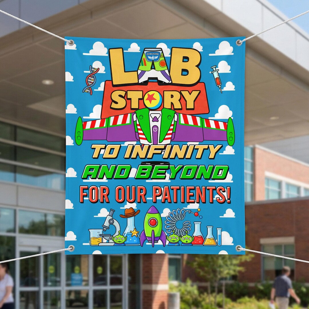 Amazon Lab Week Lab Week 2026 Banner, Lab Week Decoration, Science Lab Party Banner ...