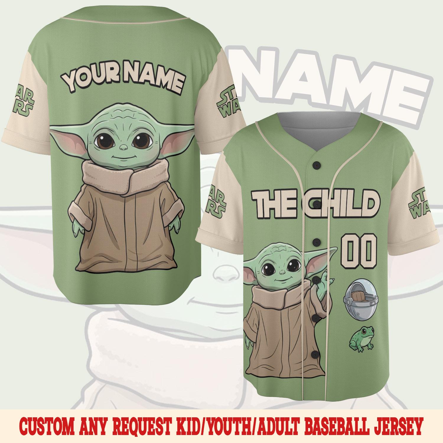 Discover Custom Star Wars Disney Baseball Jersey, Jersey Gift, Custom Star Wars Lover, Star Wars Birthday Gift