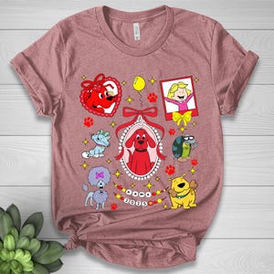 Personalized Coquette Clifford the Big Red Dog Shirt, Clifford Dog Birthday Shirt, Clifford Dog Party Shirt, Clifford Dog Birthday NGQF22