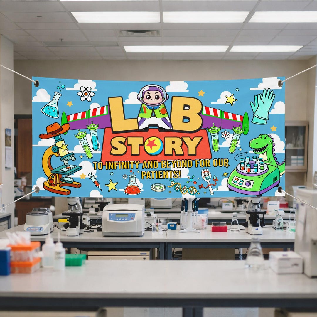 Ashi Lab Week Lab Week 2026 Banner, Lab Week Decoration, Science Lab Party Banner ...