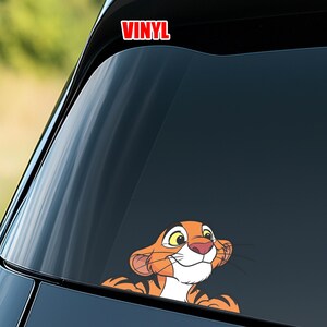 Aladdin Peeker Sticker, Disney Aladdin Peeking Vinyl Decal for Car, Laptop, Water Bottle, Waterproof Aladdin Sticker D2KK10