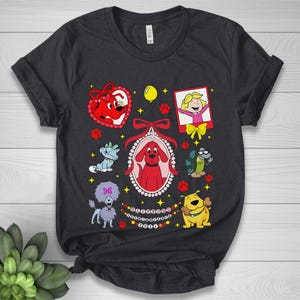 Retro Coquette Clifford the Big Red Dog Shirt, Clifford Dog Birthday Shirt, Clifford Dog Party Shirt, Clifford Dog Birthday NGQF99
