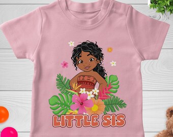 Moana Big Sis Simea Little Sis Shirt, Disney Moana Movie 2024 T-shirt, Disneyland Family Trip, WDW Sisters Matching Outfits D2IE23