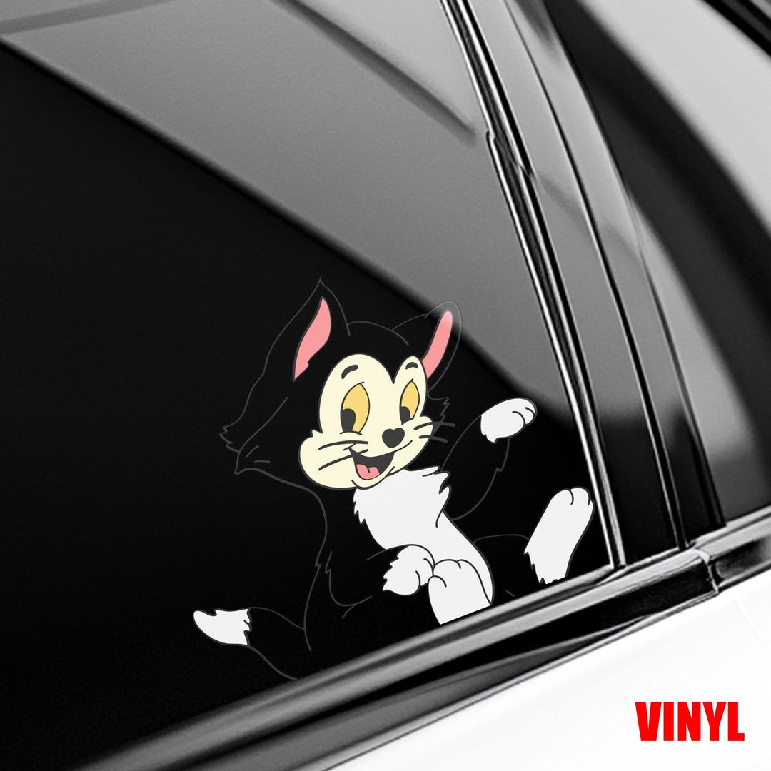 Disney Cats Sticker, the Aristocats Magnet Sticker Cheshire Figaro ...