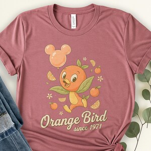 Disney Orange Bird Florida Citrus Mickey Balloon shirt, Disney Ecpot Traveler Shirt, Epcot Orange Bird Tee, Disneyland Vacation NHNA14