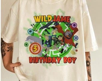 Personalized Wild Kratts Birthday Custom Kid Shirt, Wild Personalized shirt for kids, Wild Kratts Birthday Shirt,Birthday Shirt G5QT09
