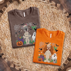 Vintage Lady And The Tramp Halloween Shirt, Disney Couple shirts, Disney Mode Couple shirts, Disneyland Shirts, Halloween Shirt NGTF13