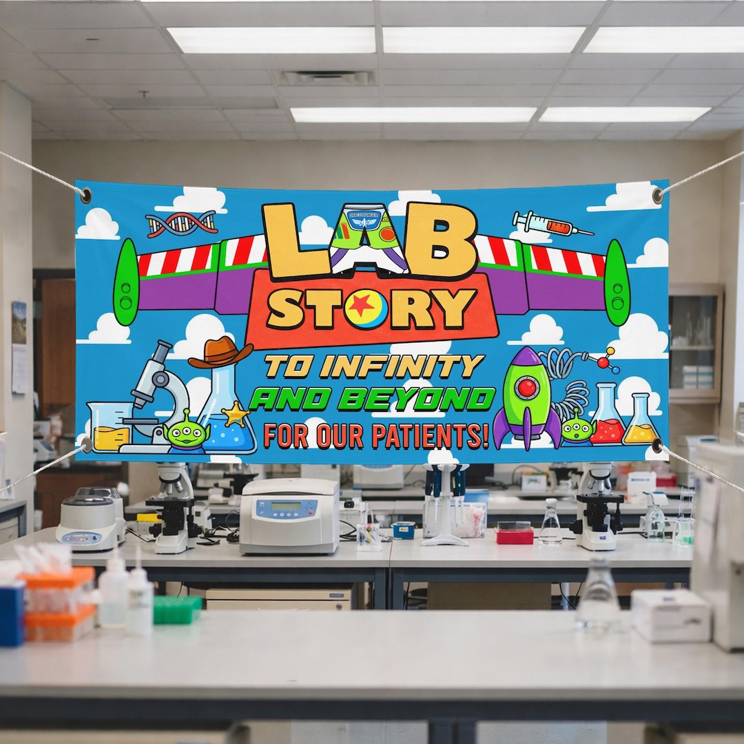 Lab Week 2026 Banner, Lab Week Decoration, Science Lab Party Banner ...