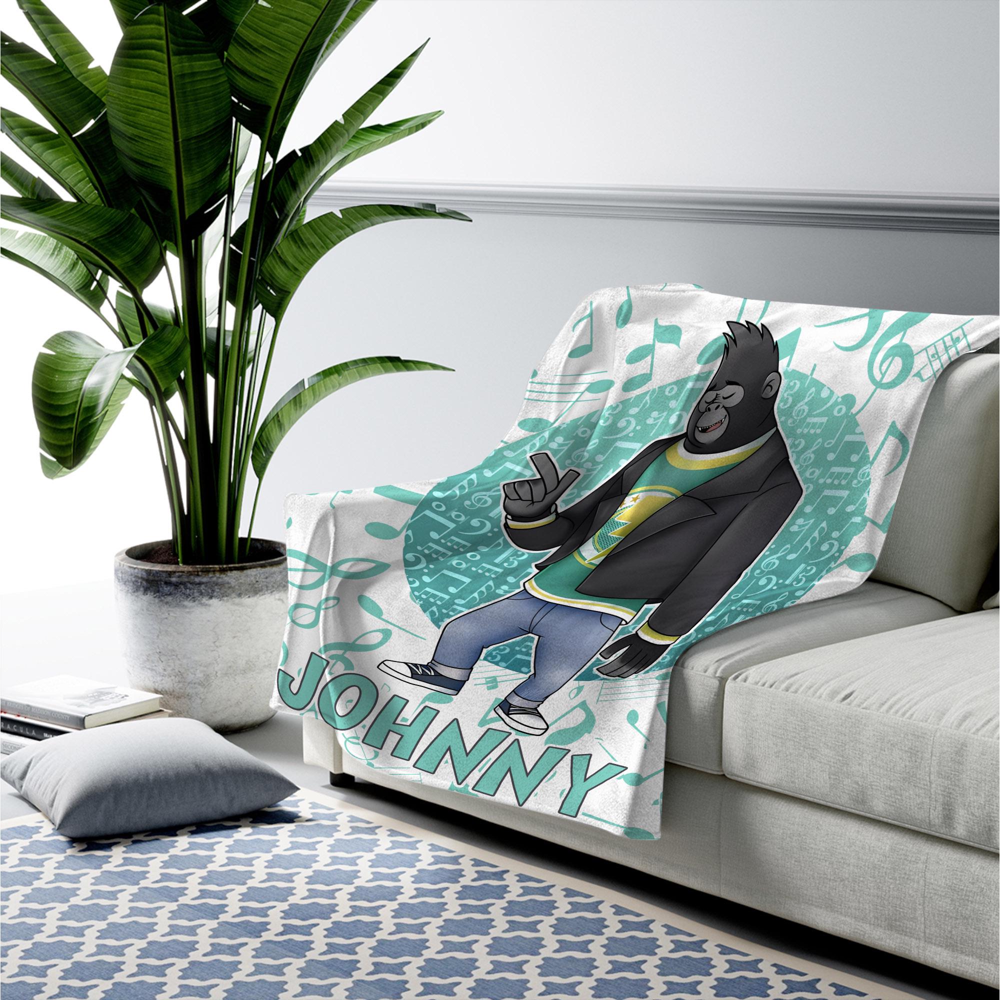 Personalized Gorilla Blanket