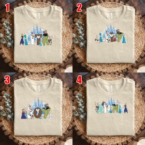 Disney Frozen Shirt, Elsa and Anna Family Shirt, Princess Birthday Shirt, Disney Olaf Shirt, Mom Dad Magical Castle, Princess Family C1FD16