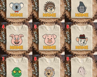Custom Sing Movie 2D Design Matching Shirt, Sing Pig Birthday, Sing Family Halloween Costume Tee, Sing Birthday Party Boy Girl Kids JCOU17