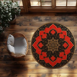 Teppich mit Blumenmuster, runder Teppich mit Blumenmuster, runder Teppich mit Blumenmuster, runder Teppich mit Blumenmuster, Teppich mit Blumenmuster