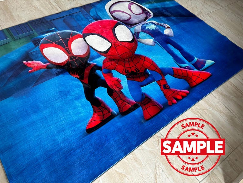Spiderman Carpet, Spiderman Rug, Spider Man Rug, Spider Web Carpet ...