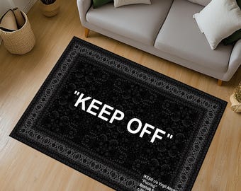 Keep Off Carpet, Keep Off Rug, Keep Off Pattern Carpet, Keep Off Pattern Rug, Keep Off Written Carpet,Keep Off Written Rug,Keep Off Area Rug