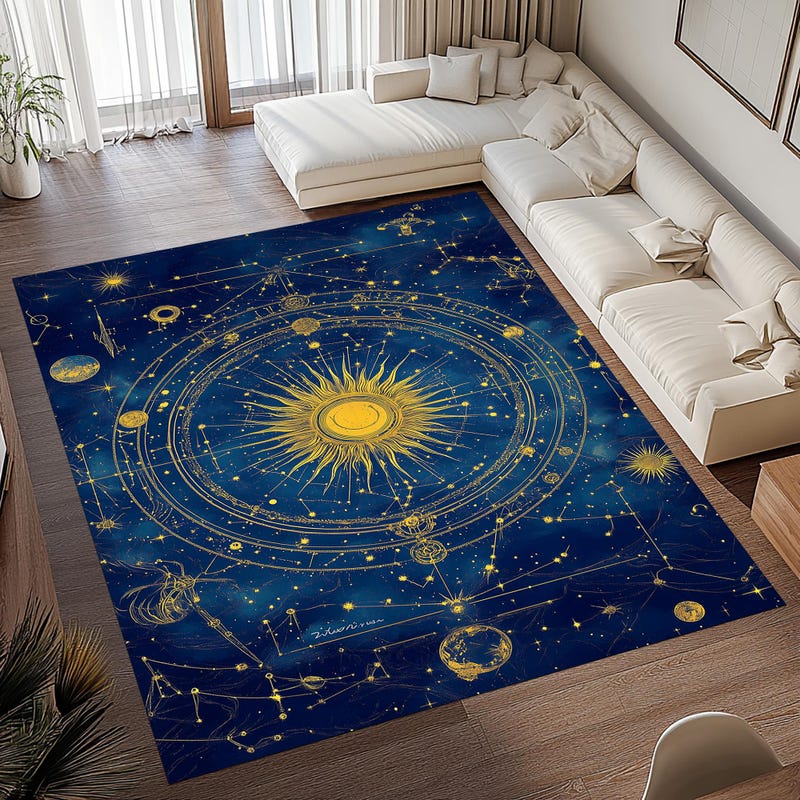 Astrology Rug - Etsy