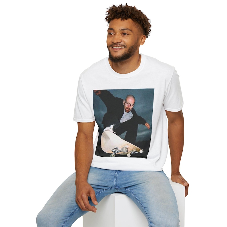 Camiseta de patinaje de Walter White, ropa para fans de Breaking Bad imagen 4