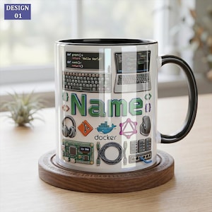 Personalized Software Developer Mug, Code Life Coffee, Programmer Desk Cup, Debug Mode Gift, Custom Dev Name