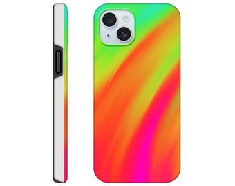 Neon Blur iPhone Tough case