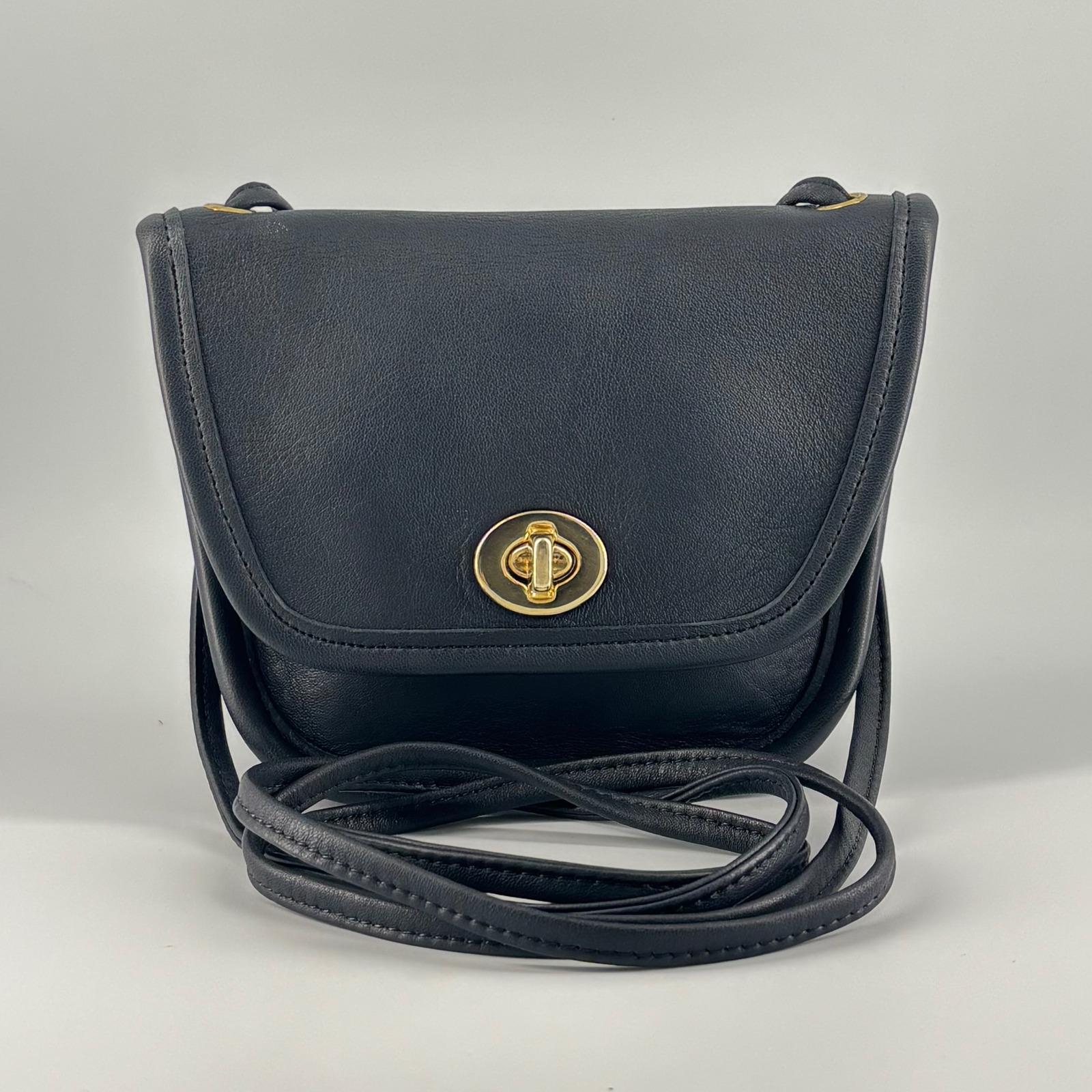 Vintage Coach Navy Blue Bags - Etsy Canada