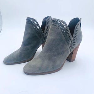 Vince Camuto Grey Women&#39;s Heeled Booties Size 8