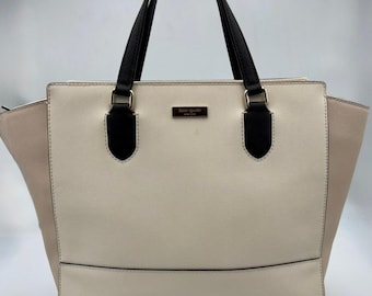 Kate Spade Laurel Way Hadlee Tote: Colorblock Saffiano Leather Satchel