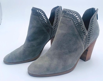 Vince Camuto Grey Women's Heeled Booties Size 8