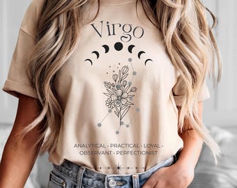 Virgo Shirt, Virgo AF Shirt, Virgo Gift for Her, Virgo Birthday Shirt, Big Virgo Energy, Astrology Shirt, Zodiac Shirt, Bold Virgo Shirt