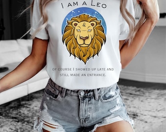 Leo Zodiac Shirt, Funny Leo Shirt, Leo Gift, Leo Birthday Gift, Horoscope Shirts, Astrology Shirts, Astrology Art Gift, Leo Season Gift