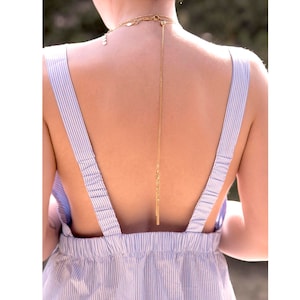 Classical Choker Pendant, Slider Clasp Necklace, Necklace with Pendant, Y Lariat Necklace, Bridal Shower Gift, Bridesmaid Proposal Gift