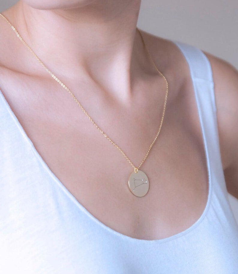 Personalized Jewelry Aries Constellation Necklace Birthday Gift Zodiac Constellation Necklace Star Sign Necklace Zodiac Necklace