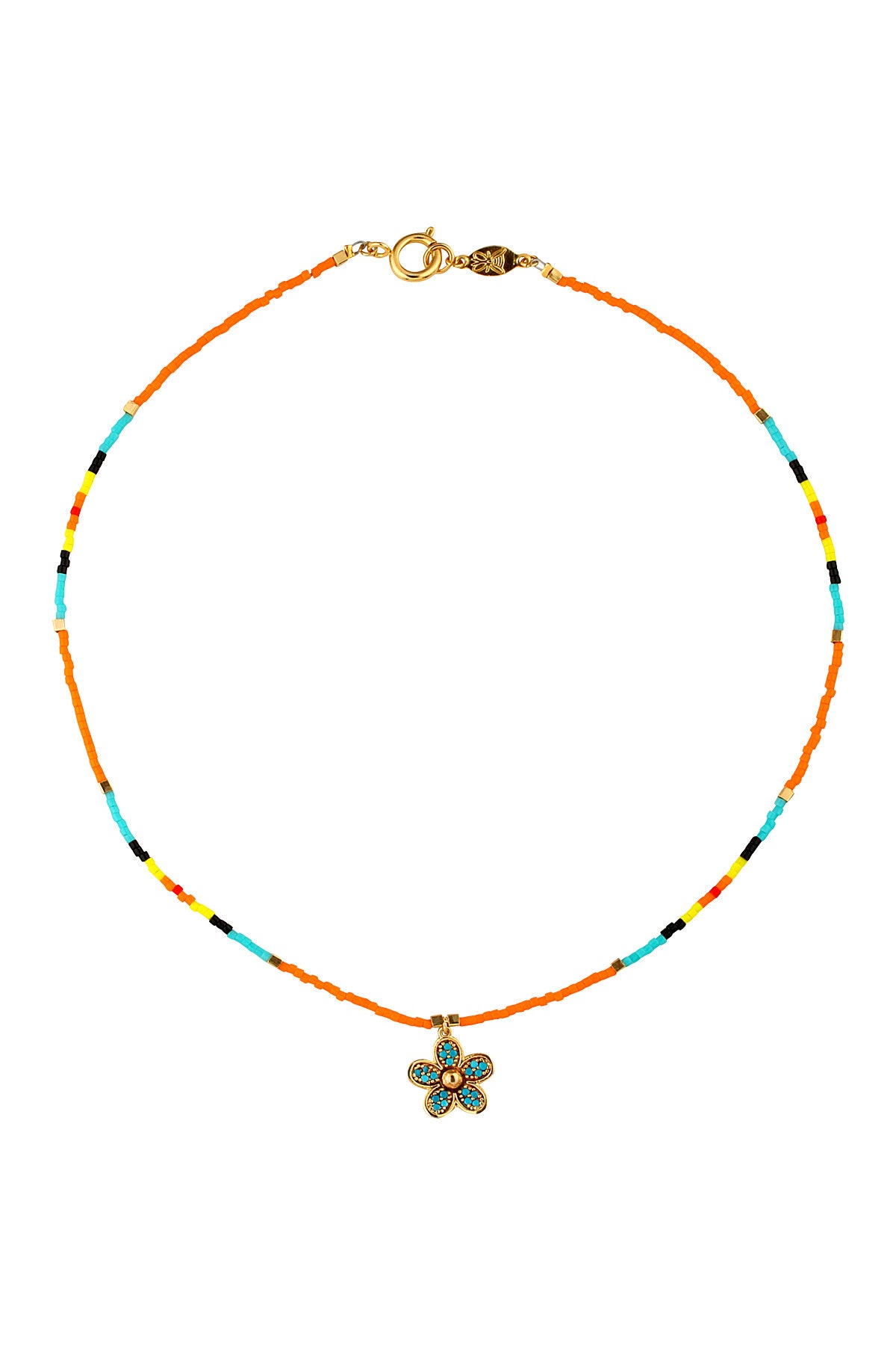 Seed Bead Necklace Miyuki Cactus Choker Multicolor Bead - Etsy