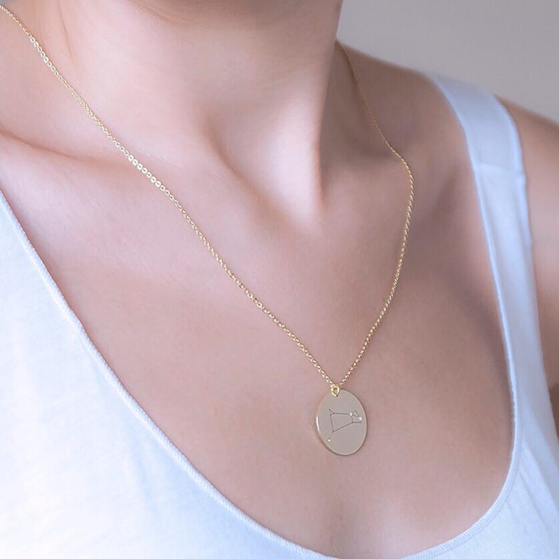 Personalized Jewelry Aries Constellation Necklace Birthday Gift Zodiac Constellation Necklace Star Sign Necklace Zodiac Necklace