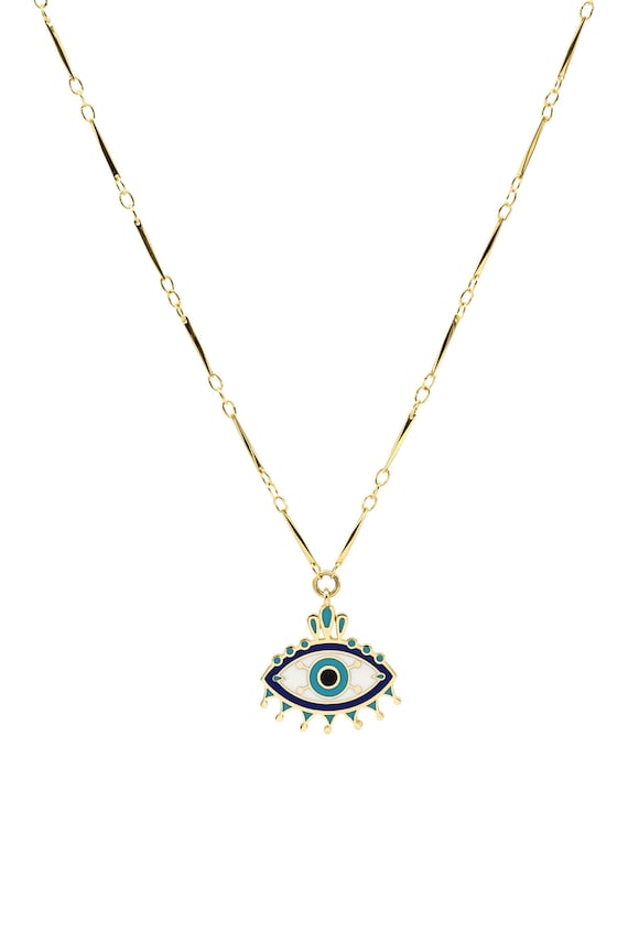 Blaue Augen Anhänger Türkische Evil Eye Halskette Geschenk 