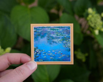 Claude Monet - Water Lillies in frame