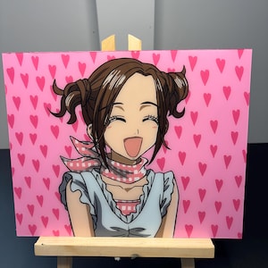 Hachi glass painting