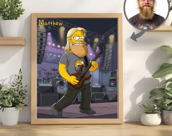 Custom Simpsons portrait | Digital Item | for MUG