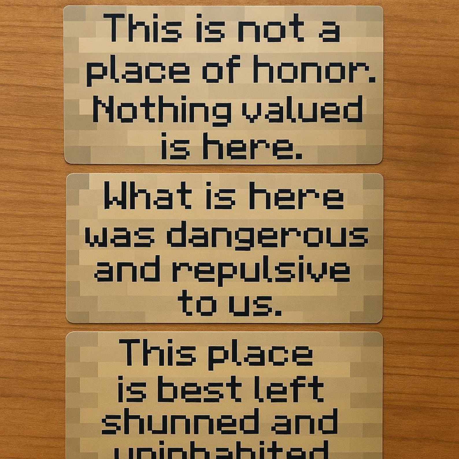 Custom Pixelated Block-style Sign | Personalized Digital Download ...