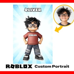 Retrato Roblox personalizado | Item digital | Presentes de desenho Roblox | Arte de retrato de família personalizada | Arte de personagem personalizada | Presente engraçado