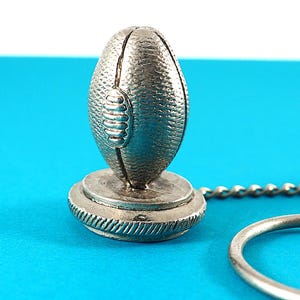 Vintage Schlüsselanhänger Baseball/Baseball Interior/Vintage Bronze Figur/Handgefertigtes Kunstwerk/Alte Statue/Skulptur/Moderne Kunst Geschenk/Bildhauer Arbeit Autor