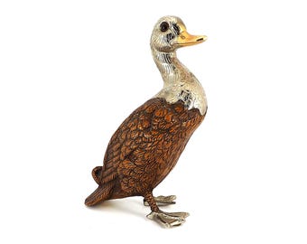 Rare Elli Malevolti Duck Figurines – Signed Italian Resin Birds